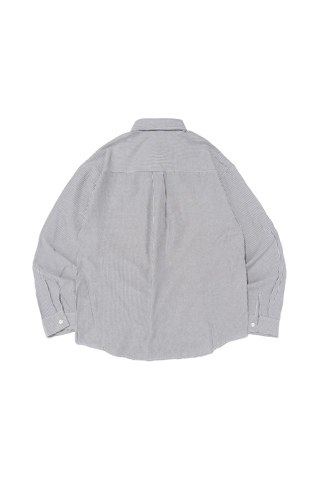 CARGOBROS - 긴팔셔츠 - TONY STRIPE OVER SHIRT (BLACK)
