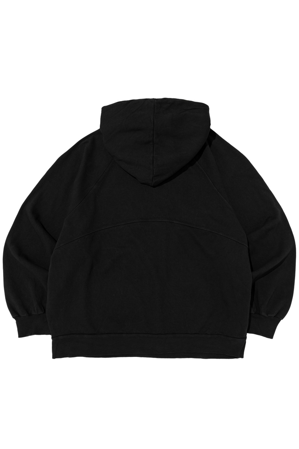 CARGOBROS - 후디 - PIGMENT POINT OVER HOODED T-SHIRT (CHARCHOL)