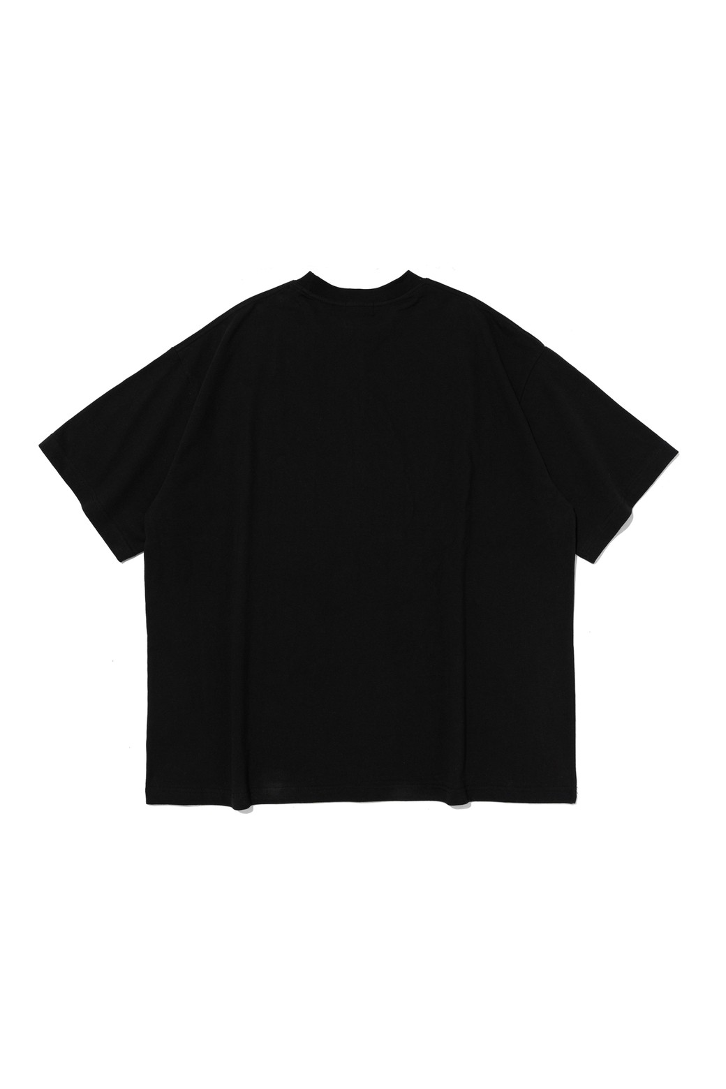 CARGOBROS - 반팔티셔츠 - BINDING OVER BOX SHORT SLEEVE (BLACK)