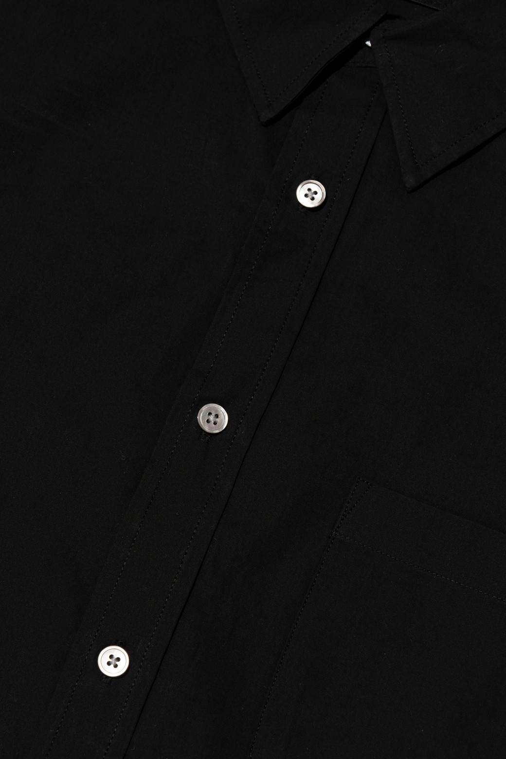 CARGOBROS - 긴팔셔츠 - SOLID OXFORD OVERFIT SHIRT (BLACK)