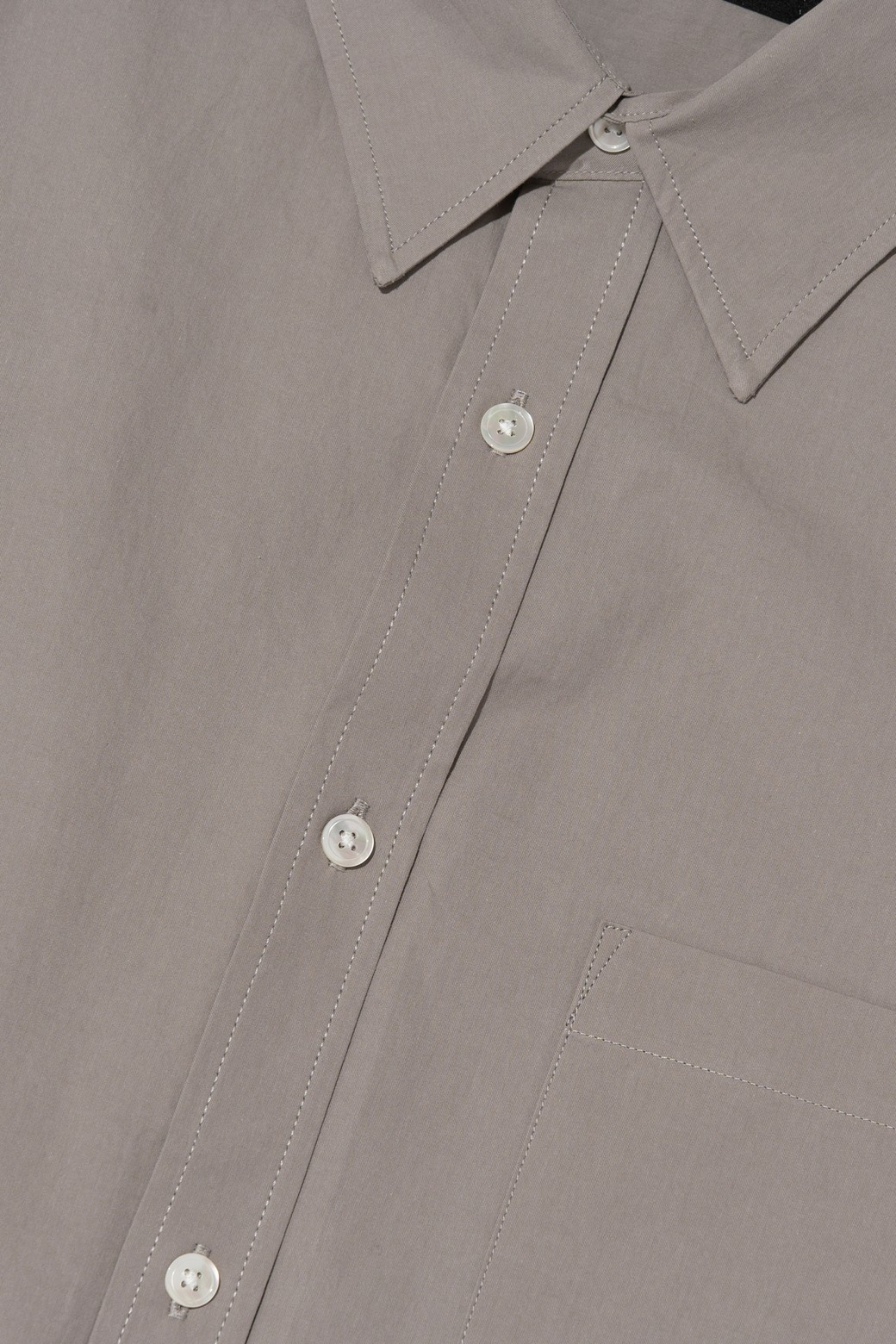 CARGOBROS - 긴팔셔츠 - SOLID OXFORD OVERFIT SHIRT (GRAY)