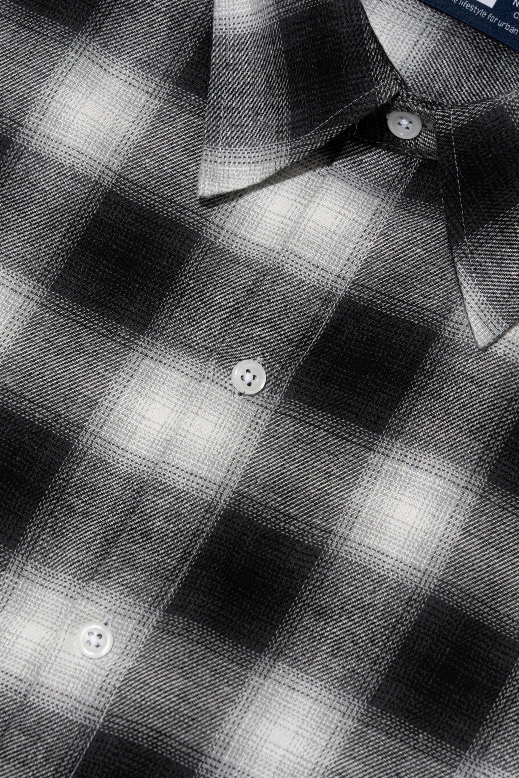 CARGOBROS - 긴팔셔츠 - VINTAGE TARTAN CHECK SHIRT (BLACK)