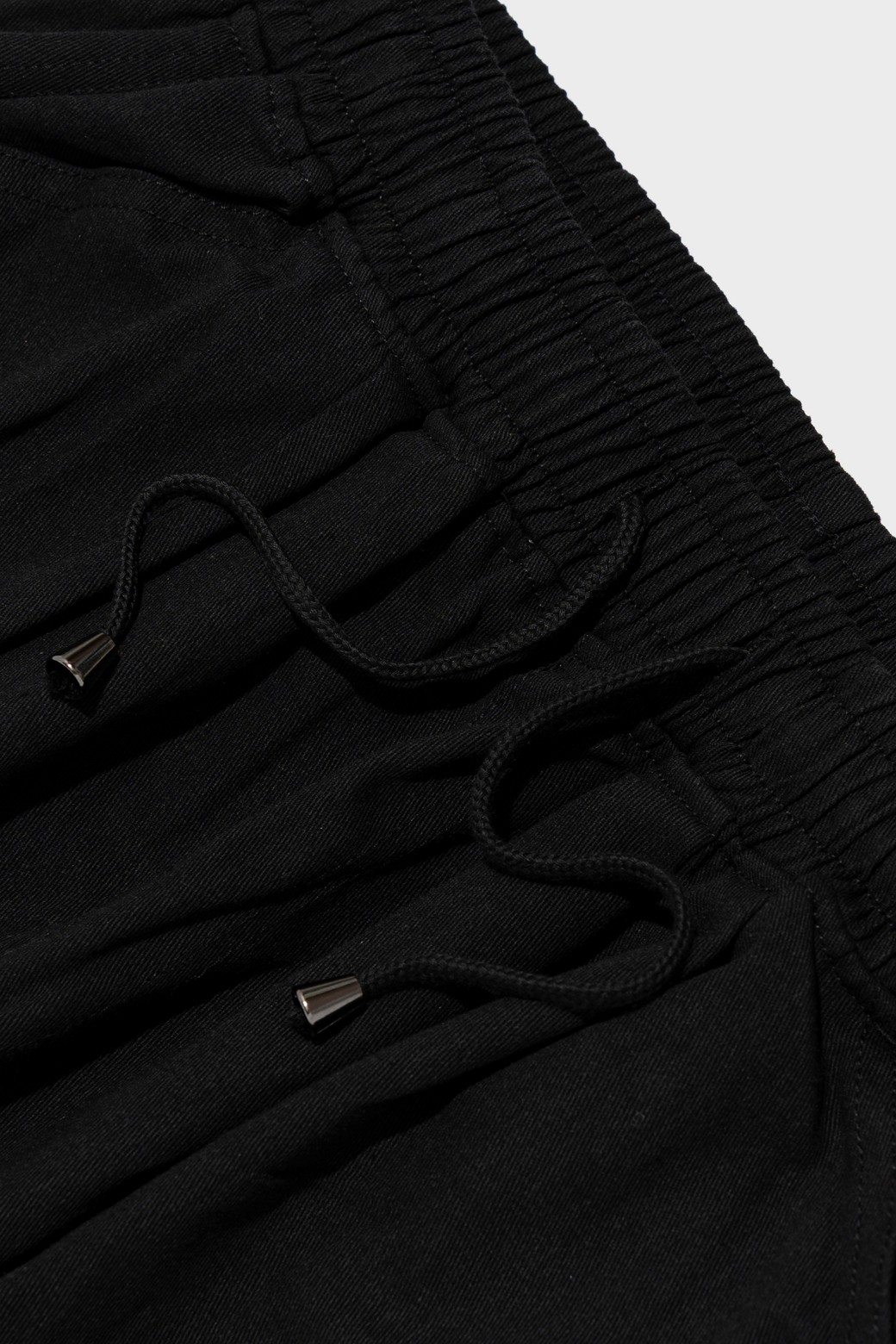 CARGOBROS - 캐주얼팬츠 - WIDE CROP COTTON PANTS (BLACK)