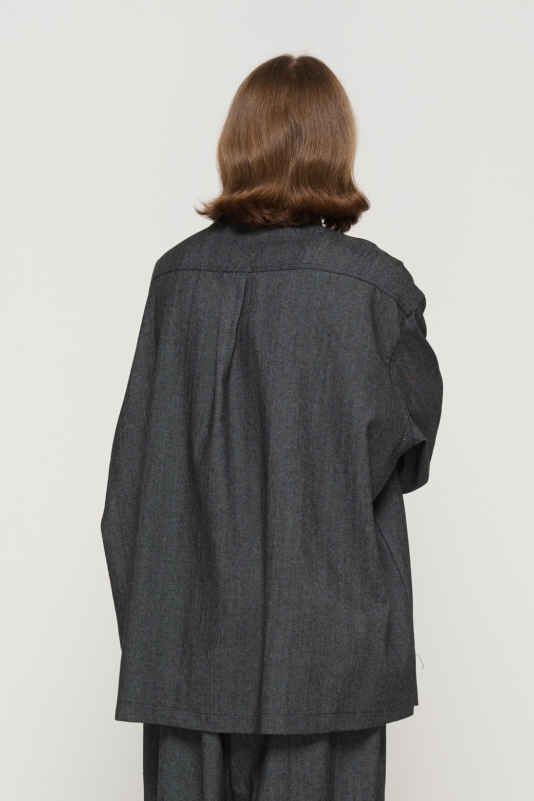 CARGOBROS - 긴팔셔츠 - NONFADE POCKET OVERSIZED SHIRT (BLACK)