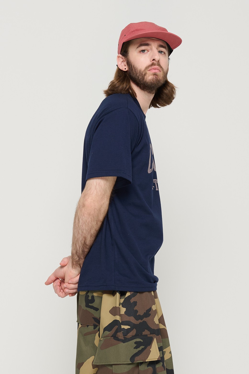 CARGOBROS - 반팔티셔츠 - TECH WIND OVER SHORT SLEEVE T-SHIRT (NAVY)