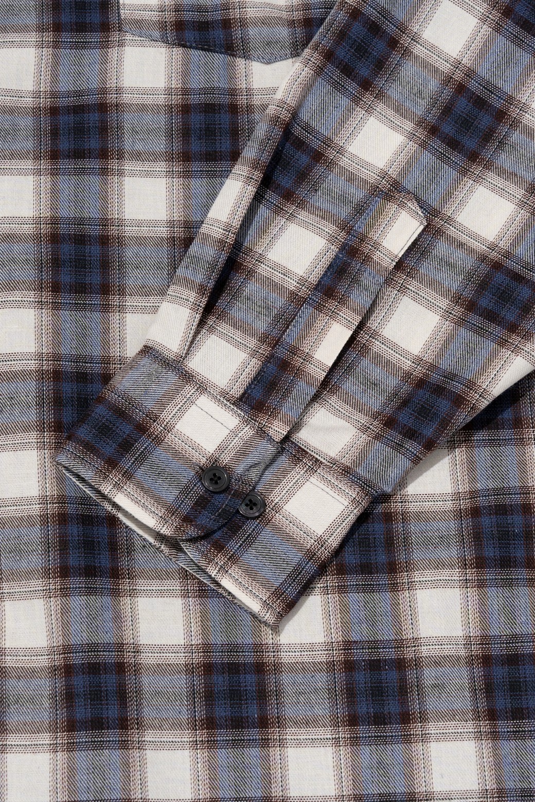 CARGOBROS - 긴팔셔츠 - VINTAGE POCKET OVERSIZED CHECK SHIRT (NAVY)