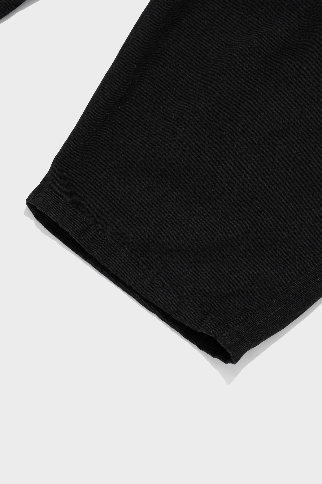 CARGOBROS - 캐주얼팬츠 - WIDE CROP COTTON PANTS (BLACK)