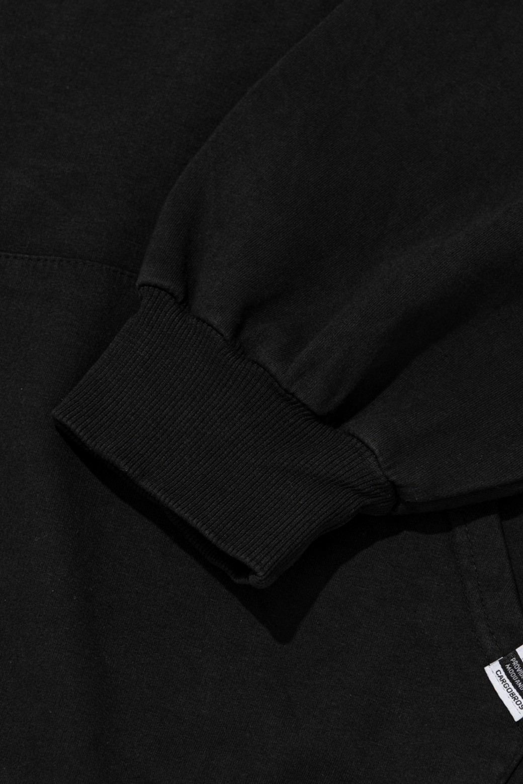 CARGOBROS - 후디 - PIGMENT POINT OVER HOODED T-SHIRT (CHARCHOL)