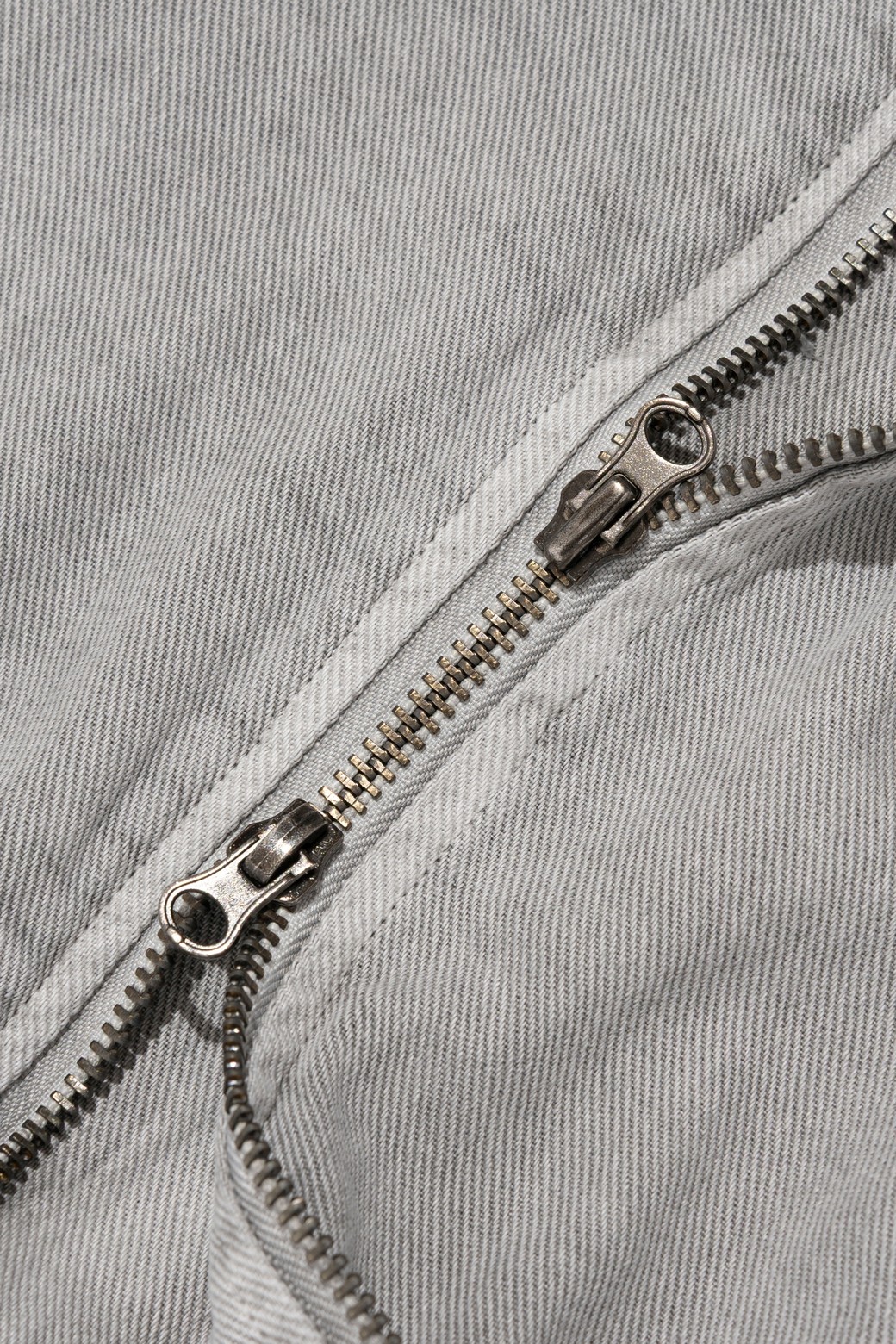 CARGOBROS - 블루종/점퍼 - PIGMENT WASHED BLOUSON JACKET (GRAY)