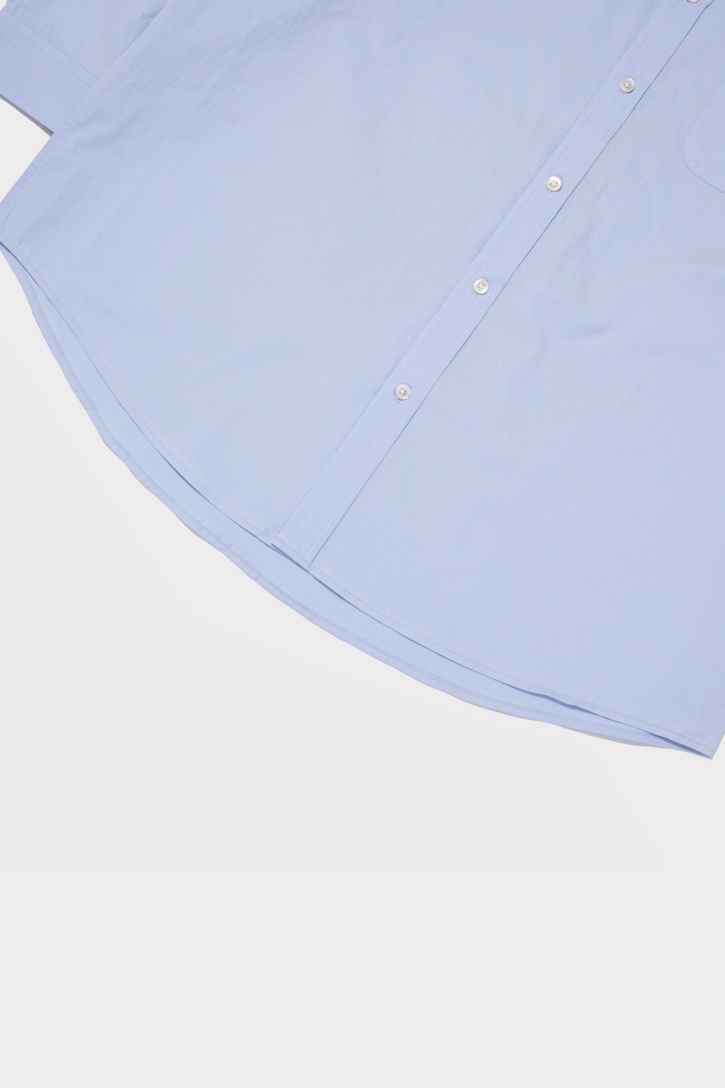 CARGOBROS - 긴팔셔츠 - SOLID OXFORD OVERFIT SHIRT (SKYBLUE)