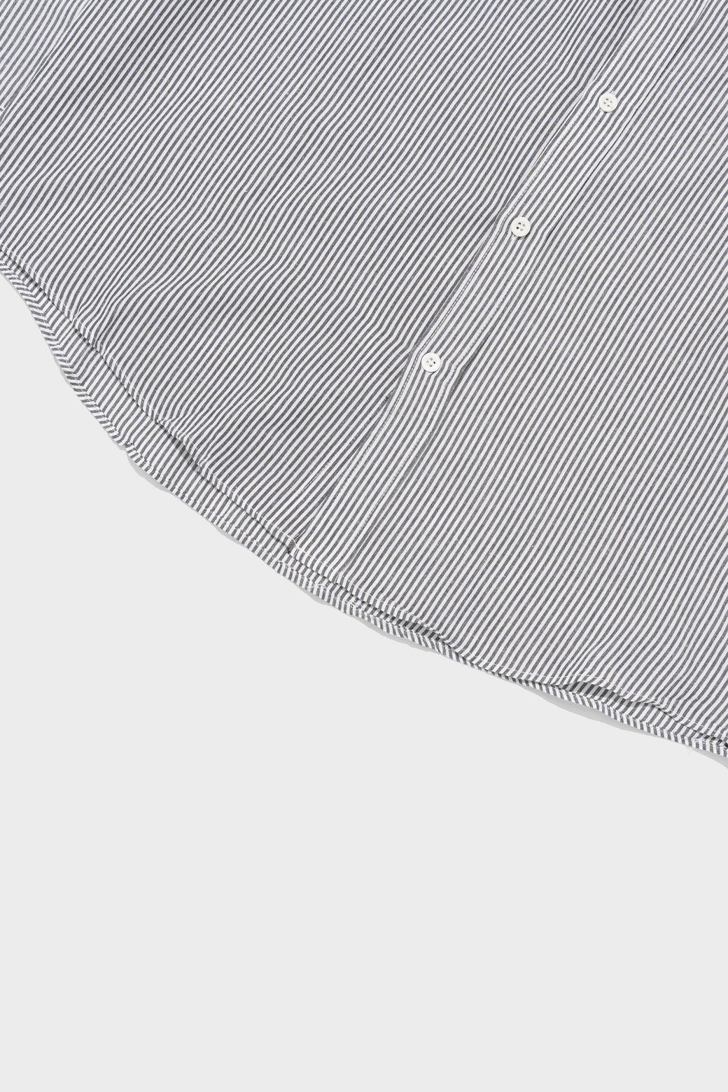 CARGOBROS - 긴팔셔츠 - TONY STRIPE OVER SHIRT (BLACK)