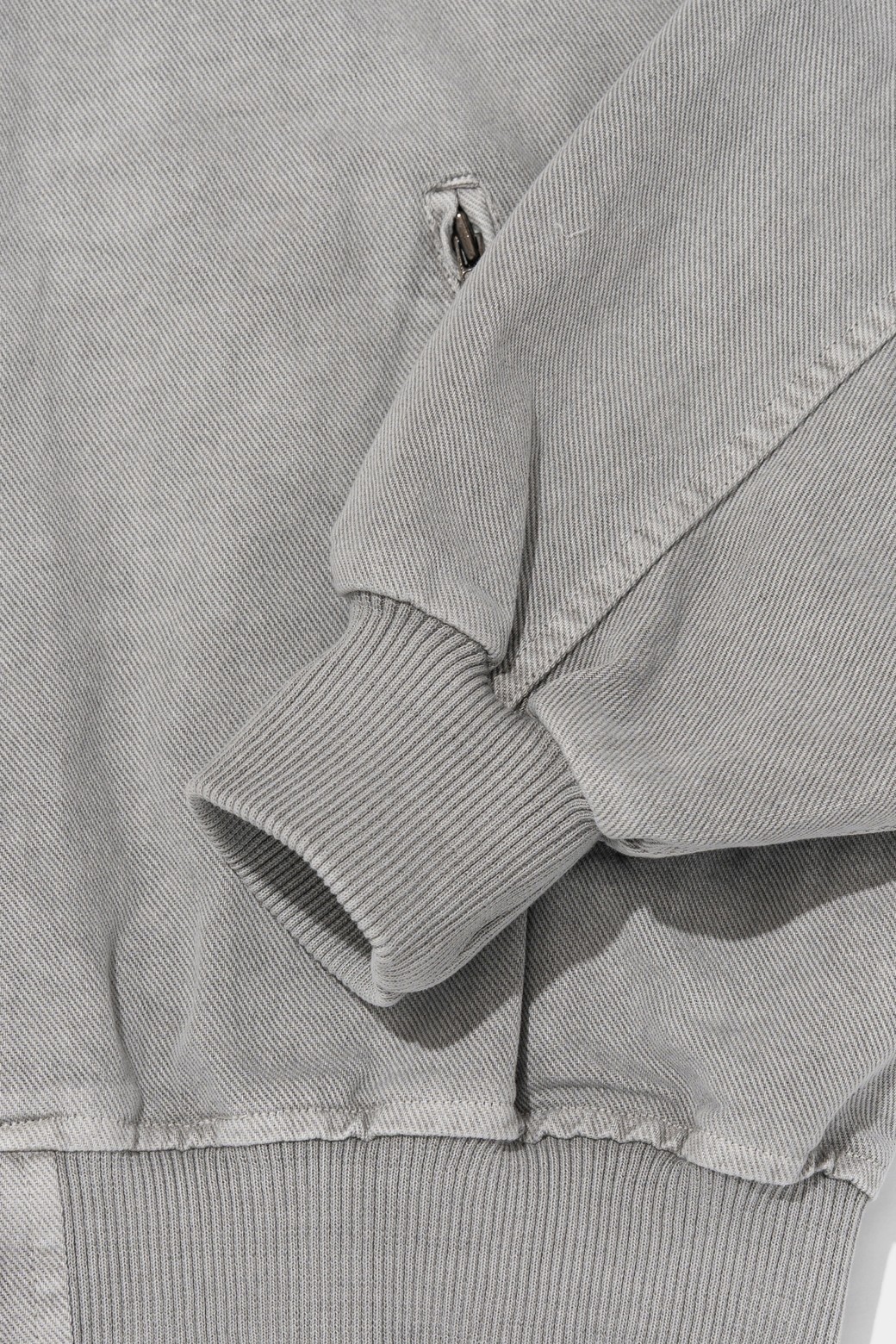 CARGOBROS - 블루종/점퍼 - PIGMENT WASHED BLOUSON JACKET (GRAY)