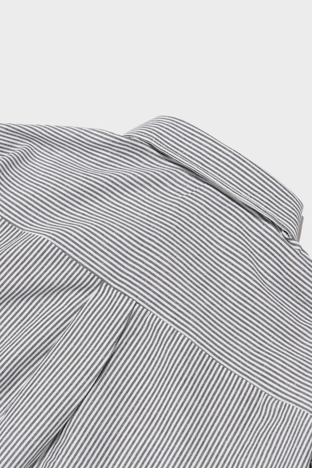 CARGOBROS - 긴팔셔츠 - TONY STRIPE OVER SHIRT (BLACK)