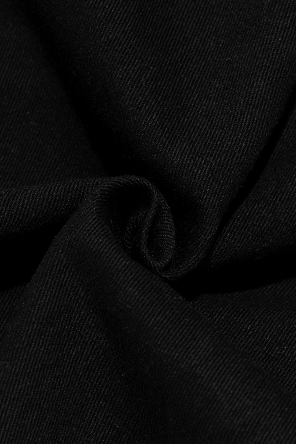 CARGOBROS - 캐주얼팬츠 - WIDE CROP COTTON PANTS (BLACK)