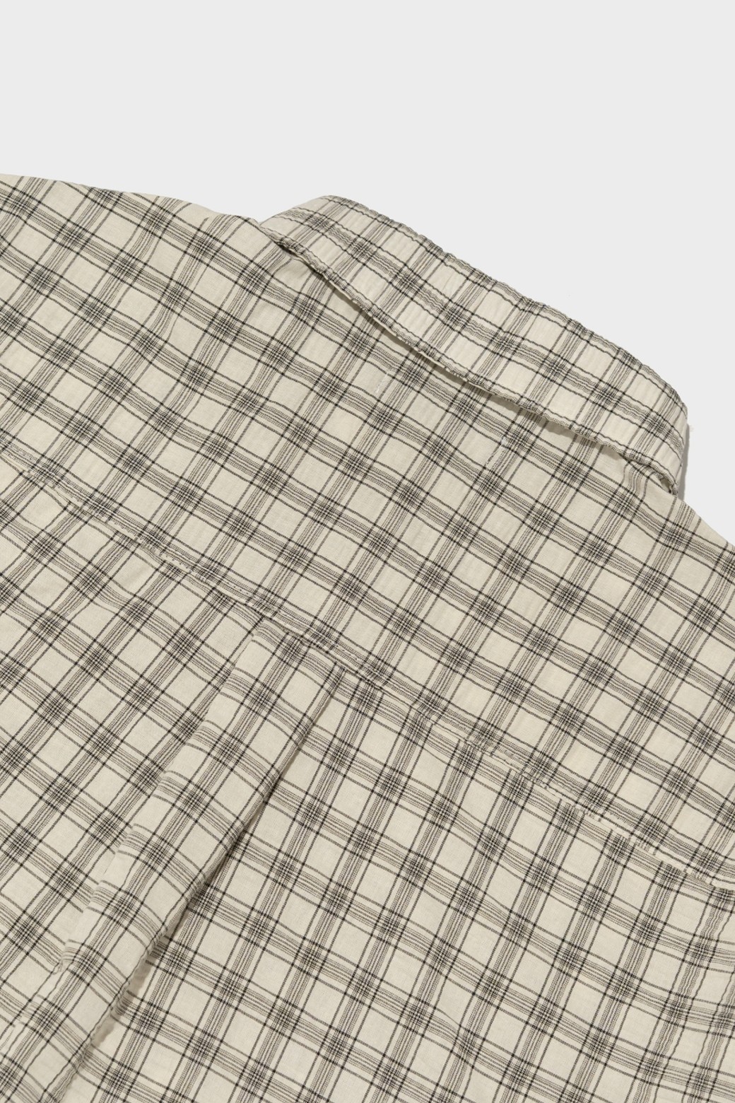 CARGOBROS - 긴팔셔츠 - VINTAGE CORE OVERSIZED CHECK SHIRT (IVORY)