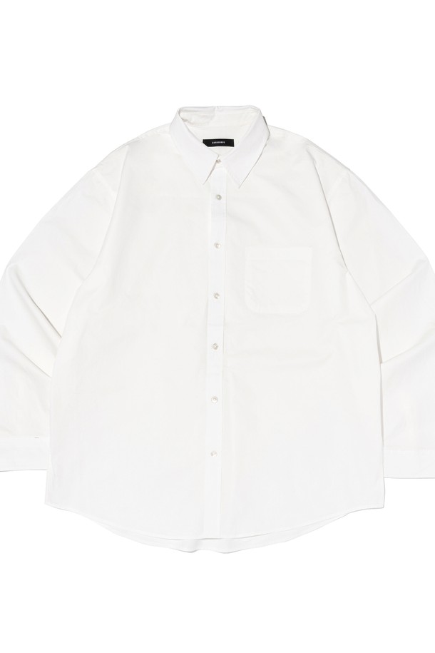 CARGOBROS - 긴팔셔츠 - SOLID OXFORD OVERFIT SHIRT (WHITE)