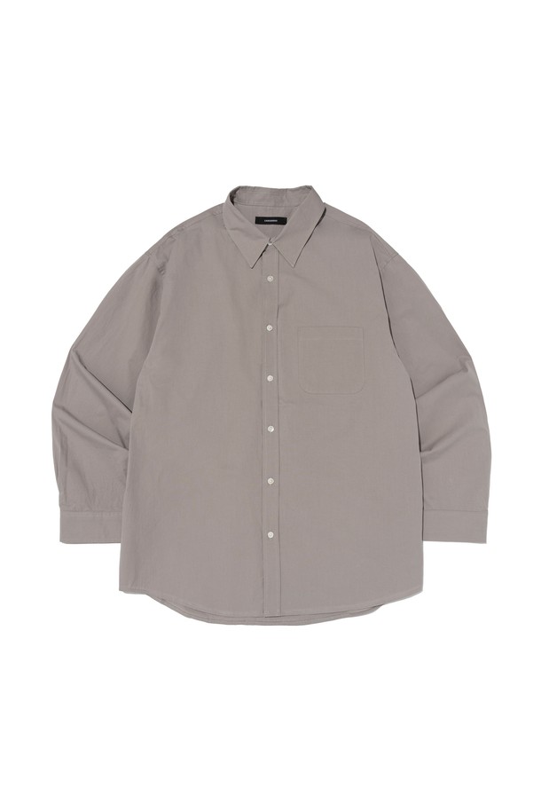 CARGOBROS - 긴팔셔츠 - SOLID OXFORD OVERFIT SHIRT (GRAY)