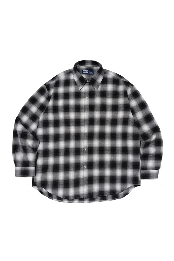 CARGOBROS - 긴팔셔츠 - VINTAGE TARTAN CHECK SHIRT (BLACK)