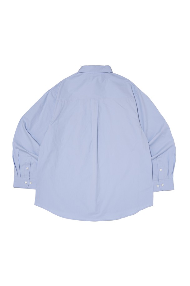 CARGOBROS - 긴팔셔츠 - SOLID OXFORD OVERFIT SHIRT (SKYBLUE)