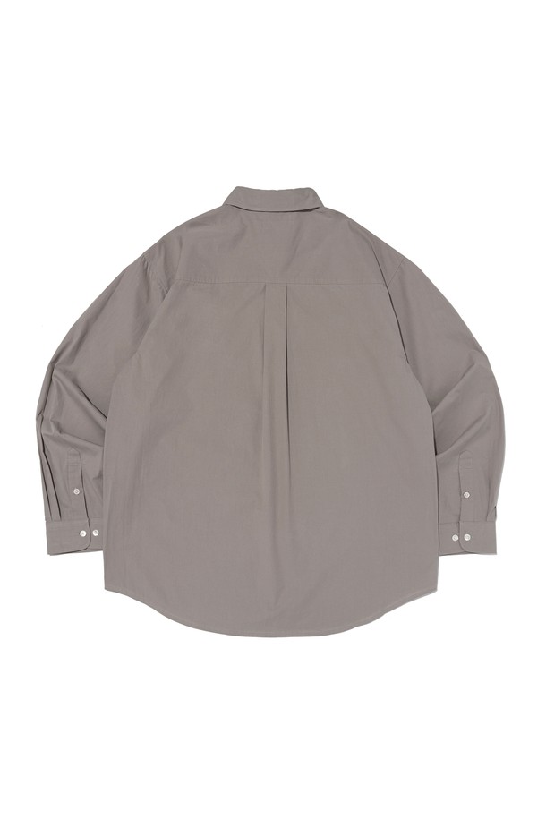 CARGOBROS - 긴팔셔츠 - SOLID OXFORD OVERFIT SHIRT (GRAY)
