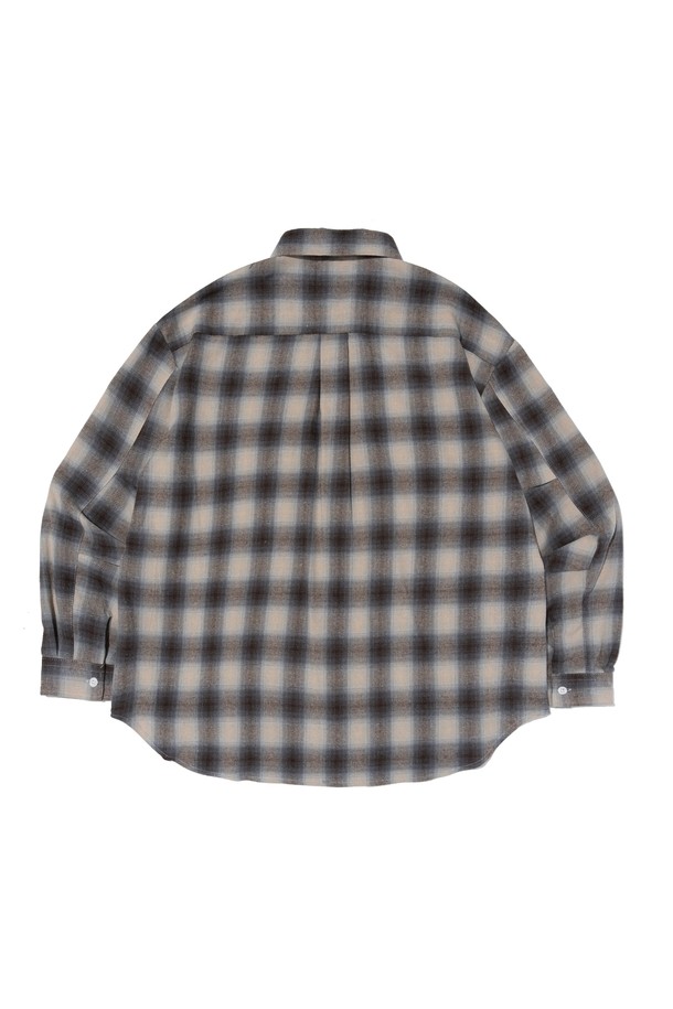 CARGOBROS - 긴팔셔츠 - VINTAGE TARTAN CHECK SHIRT (BLUE)