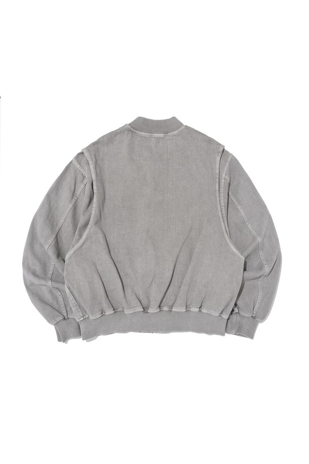 CARGOBROS - 블루종/점퍼 - PIGMENT WASHED BLOUSON JACKET (GRAY)