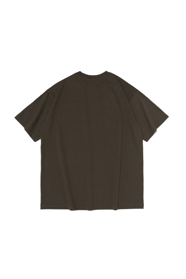 CARGOBROS - 반팔티셔츠 - ARCH LOGO OVER SHORT SLEEVE T-SHIRT (KHAKI)