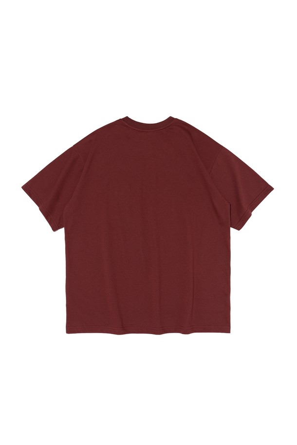 CARGOBROS - 반팔티셔츠 - TECH WIND OVER SHORT SLEEVE T-SHIRT (WINE)