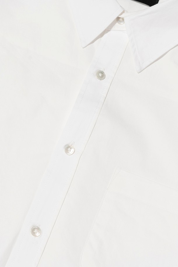 CARGOBROS - 긴팔셔츠 - SOLID OXFORD OVERFIT SHIRT (WHITE)