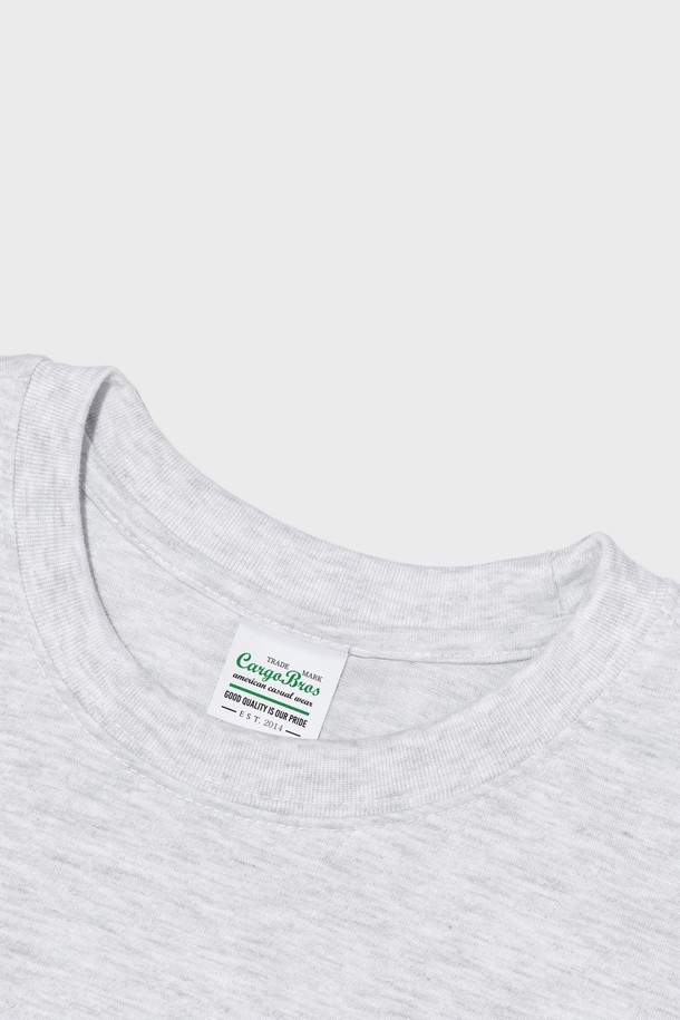 CARGOBROS - 반팔티셔츠 - CARGO WINGS OVER SHORT SLEEVE T-SHIRT (GRAY)