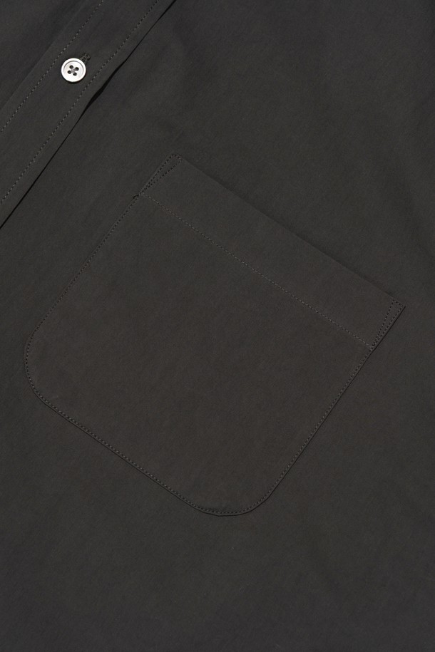 CARGOBROS - 긴팔셔츠 - SOLID OXFORD OVERFIT SHIRT (CHARCOAL)