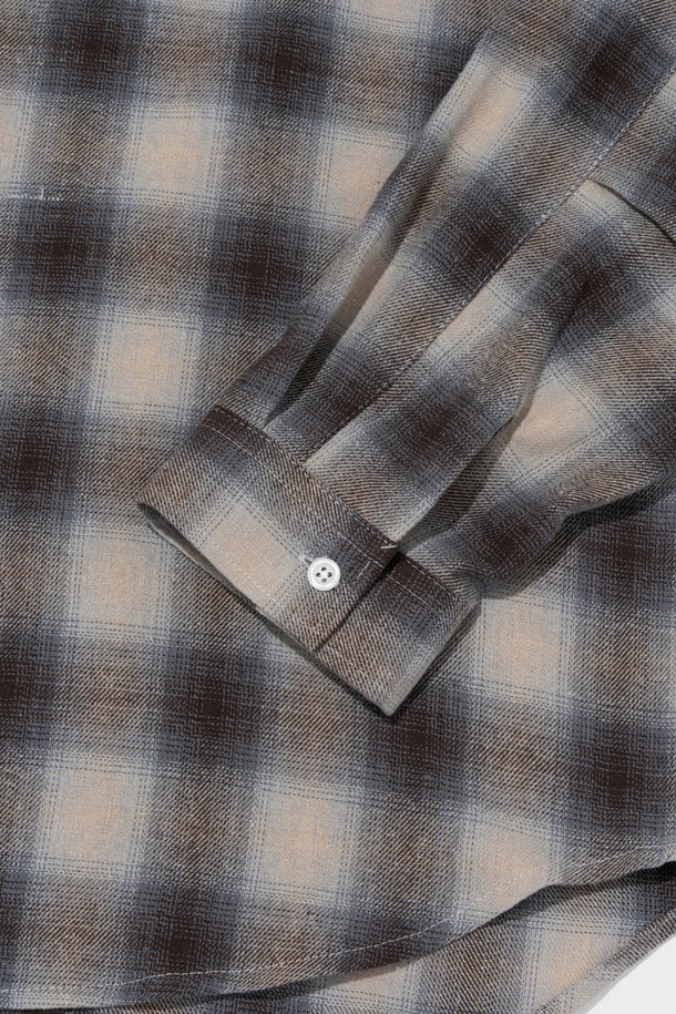 CARGOBROS - 긴팔셔츠 - VINTAGE TARTAN CHECK SHIRT (BLUE)