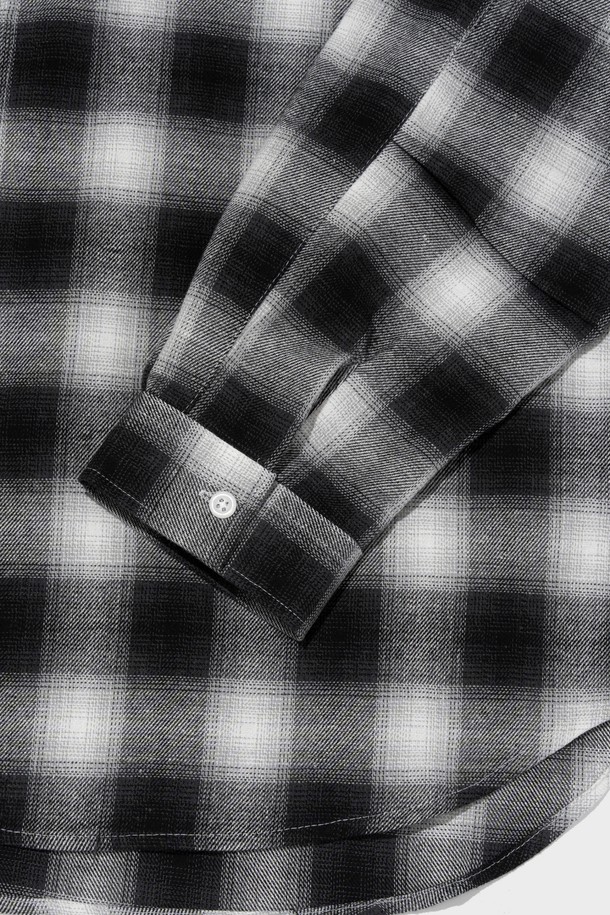 CARGOBROS - 긴팔셔츠 - VINTAGE TARTAN CHECK SHIRT (BLACK)