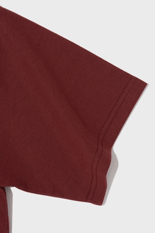 CARGOBROS - 반팔티셔츠 - TECH WIND OVER SHORT SLEEVE T-SHIRT (WINE)
