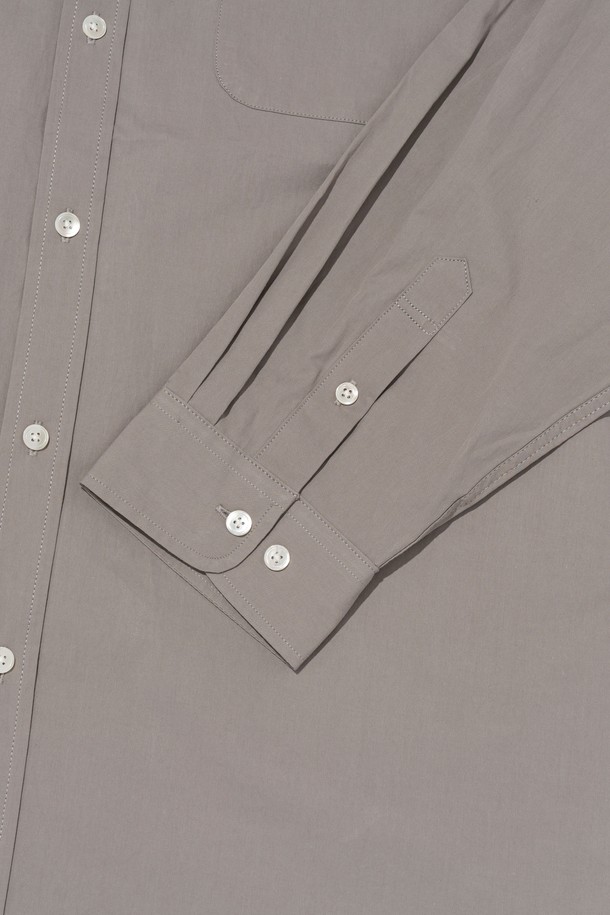 CARGOBROS - 긴팔셔츠 - SOLID OXFORD OVERFIT SHIRT (GRAY)