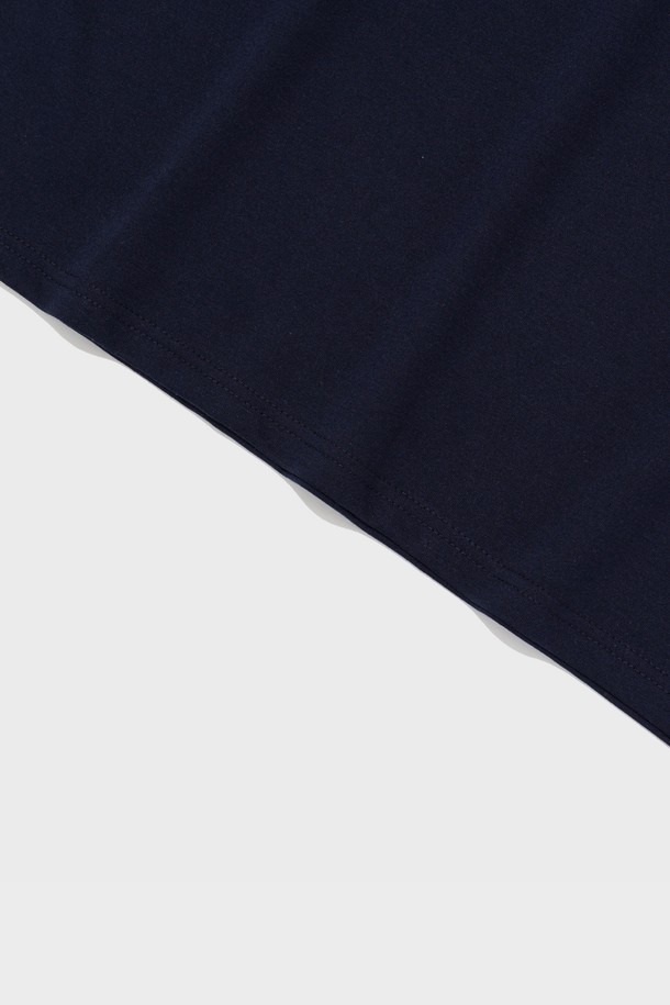 CARGOBROS - 반팔티셔츠 - OLD SCHOOL LOGO OVER SHORT SLEEVE T-SHIRT (NAVY)