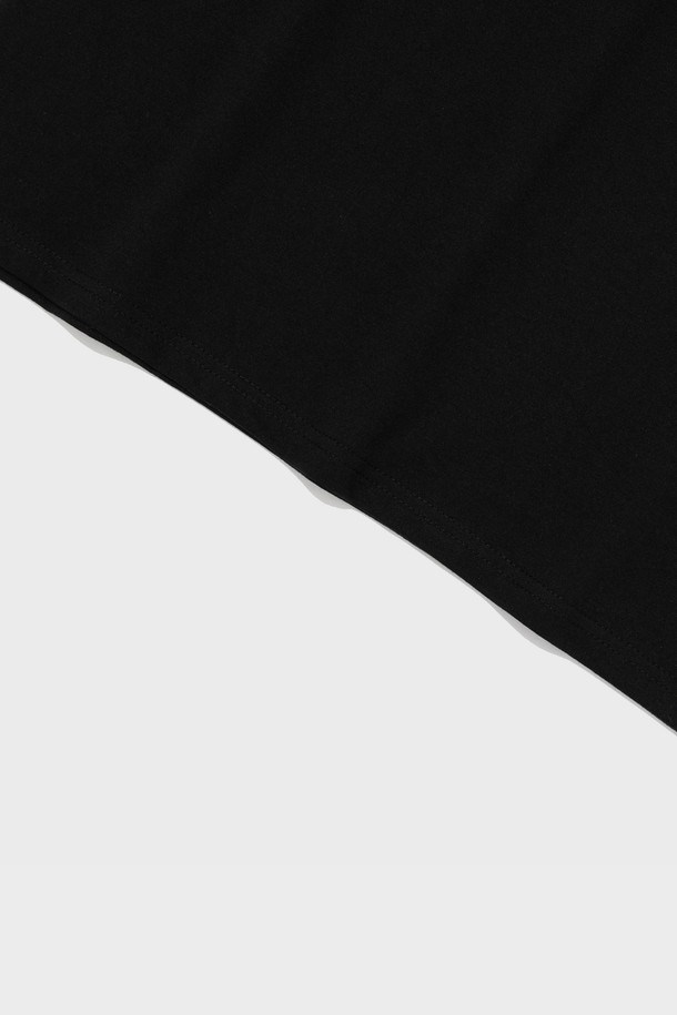 CARGOBROS - 반팔티셔츠 - CIRCLE SMALL LOGO OVER SHORT SLEEVE T-SHIRT (BLACK)