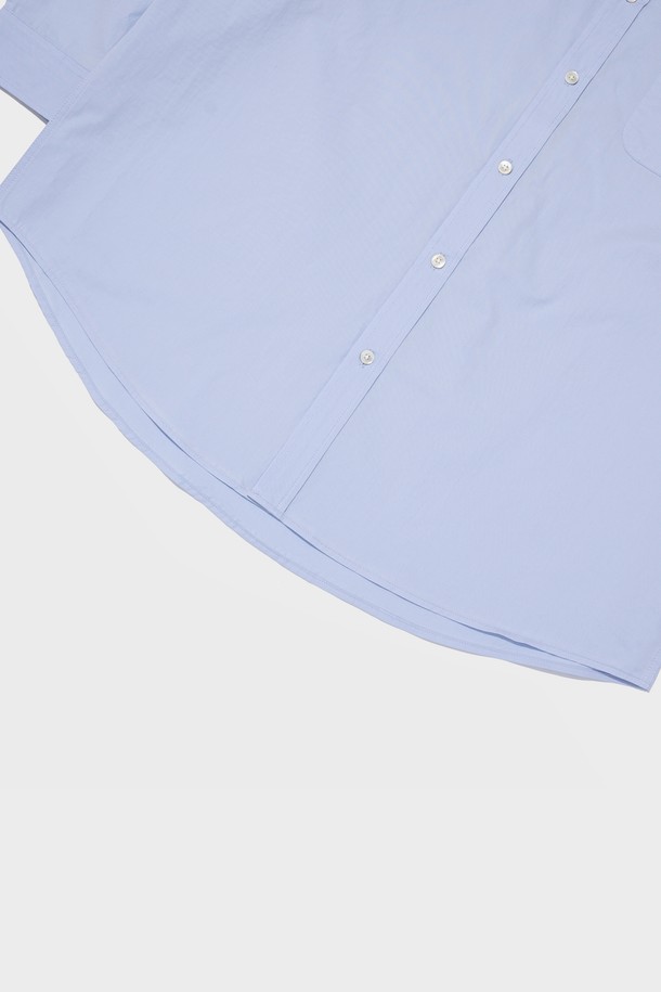 CARGOBROS - 긴팔셔츠 - SOLID OXFORD OVERFIT SHIRT (SKYBLUE)