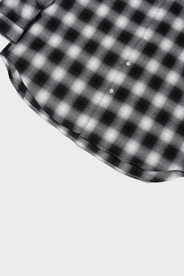 CARGOBROS - 긴팔셔츠 - VINTAGE TARTAN CHECK SHIRT (BLACK)