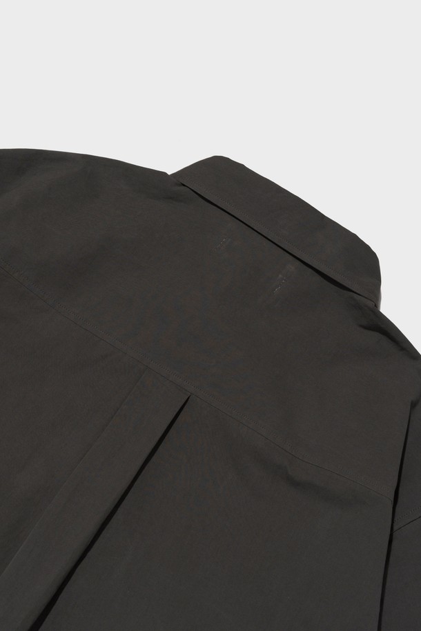 CARGOBROS - 긴팔셔츠 - SOLID OXFORD OVERFIT SHIRT (CHARCOAL)