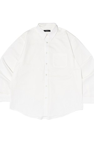 SOLID OXFORD OVERFIT SHIRT (WHITE)