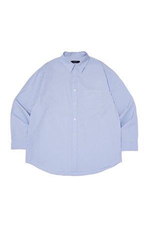 SOLID OXFORD OVERFIT SHIRT (SKYBLUE)