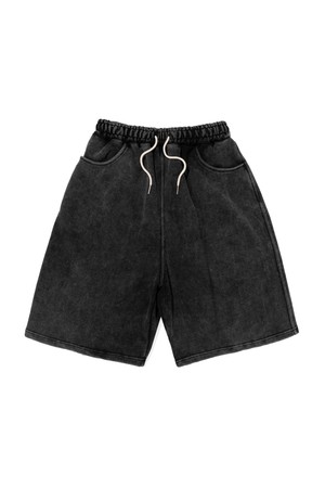 PIG DYING BERMUDA PANTS (BLACK)