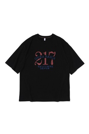 텐넘버 오버 반팔티 (블랙)