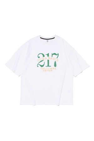 텐넘버 오버 반팔티 (화이트)