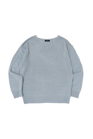 BOUCLE ROUND KNIT (BLUE)