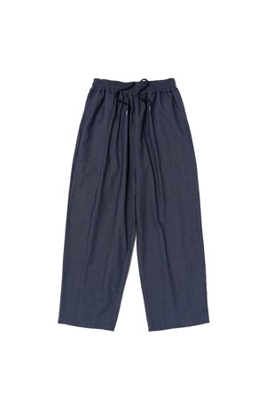 NONFADE WIDE BANDING PANTS (BLUE)