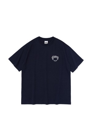 서클 로고 반팔티셔츠 (네이비)