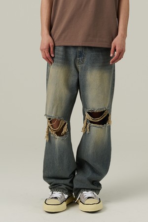 빈타지 디스트로이드 데님팬츠 (중청)