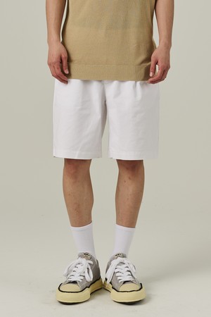 코튼 핀턱 반바지 (화이트)